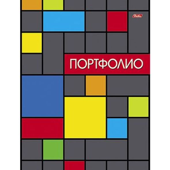 Портфолио школьника на кольцах "Яркая графика" 2AB4_14177