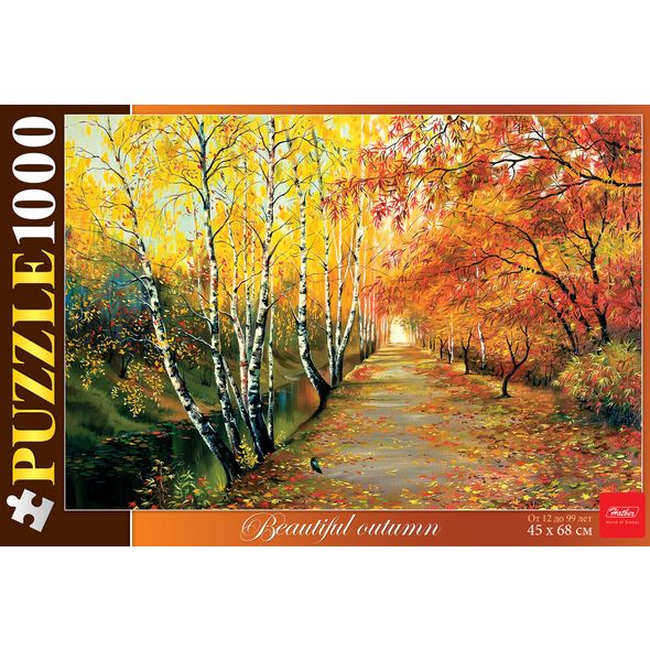 Пазлы 1000эл. А2ф -Золотая осень- 1000ПЗ2_16972 1/7