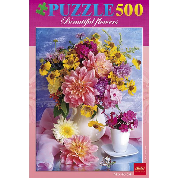 Пазлы 500эл. А2ф -Романтический букет- 500ПЗ2_02480 1/9