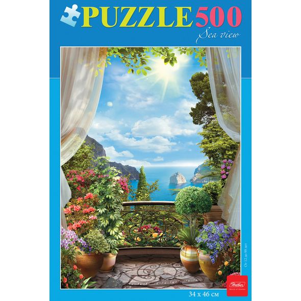 Пазлы 500эл. А2 -Морской вид- 500ПЗ2_16971 1/9