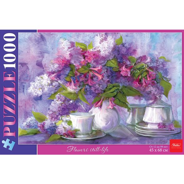 Пазлы 1000эл. А2ф -Цветочная акварель- 1000ПЗ2_16974 1/7