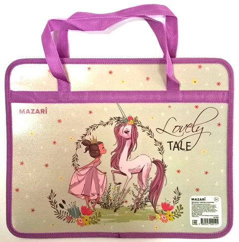 Папка А4 "Lovely Tale", пластиков. с ручками М-1783