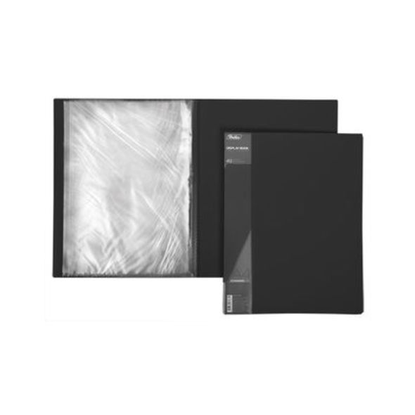 Папка с 40 файлами А4 Черная STANDARD 40AV4_00101