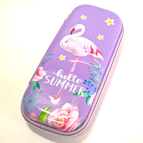 Пенал 3D корпусн.21*9*4 "ФЛАМИНГО" арт.18009