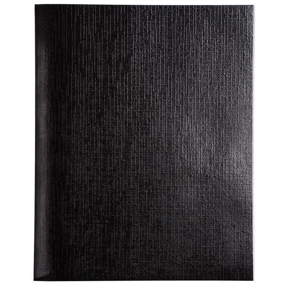 Тетрадь 96л. А5 Бумвинил METALLIC Черная 96Т5бвВ1