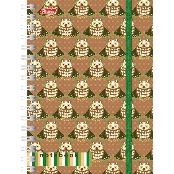 Записная книжка А6 80л гребень "Pattern Collection" на резинке клетка 80ЗК6Bр1гр 1/96