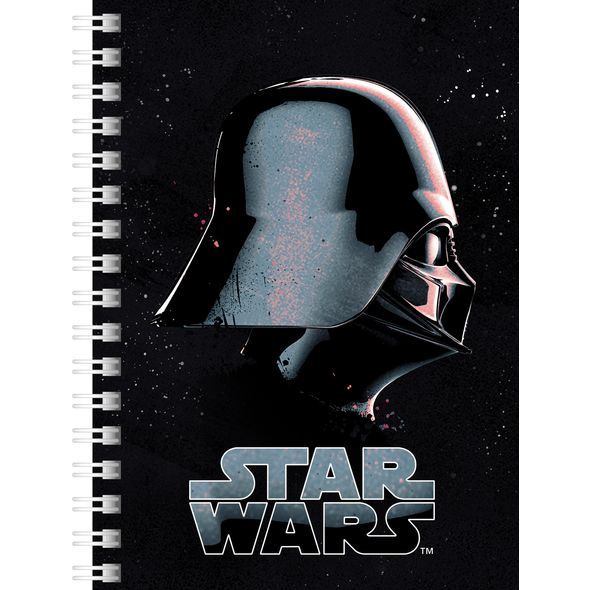 Записная книжка А6 80л гребень "Звездные войны- ( LUCAS-STAR WARS )" клетка 80ЗК6B1гр 1/120