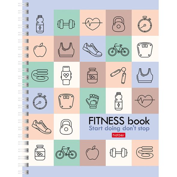 Фитнес Дневник А5 7БЦ -Start doing don't stop- 96л. 96ФДТс5лВ5_20954