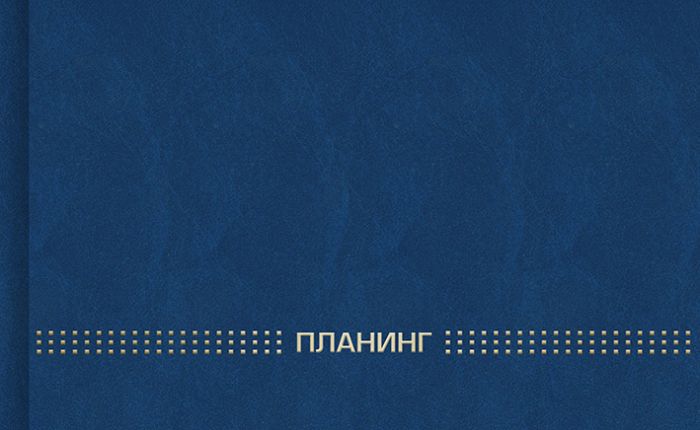 Планинг СИНИЙ 220х138 мм, 64 л 45638