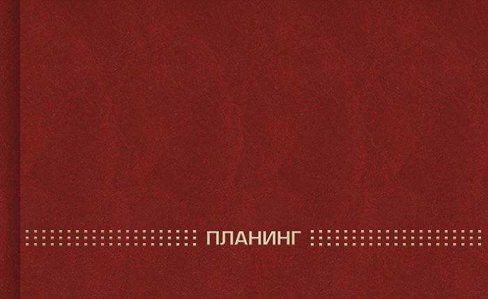 Планинг КРАСНЫЙ 220х135 мм, 64 л 45640