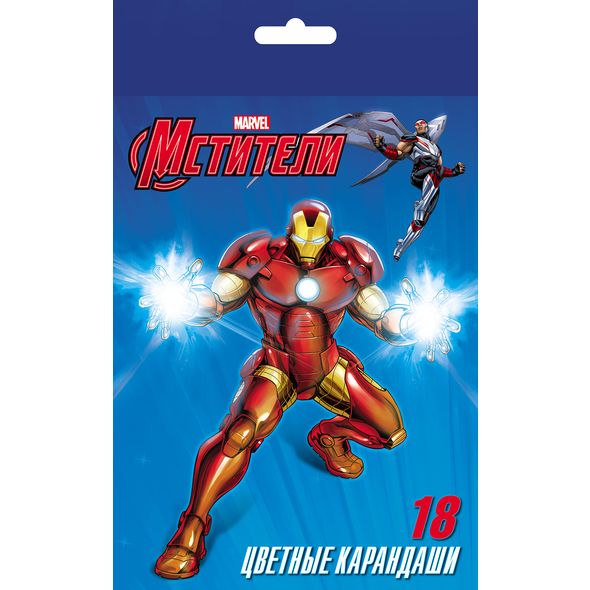 Карандаши 18цв. "Marvel-Мстители" BKc_18117 1/8