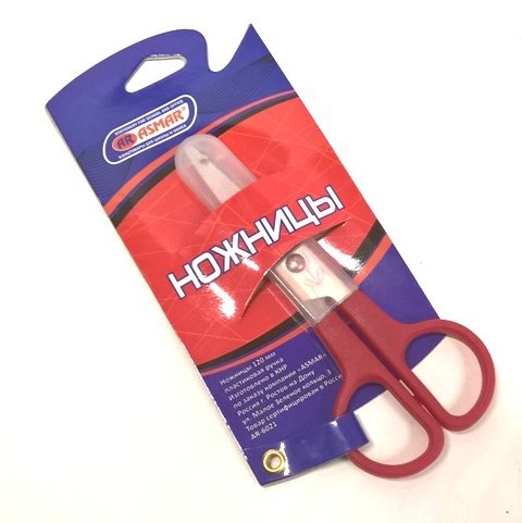 Ножницы детские 12см в чехле AR-6021 1/12