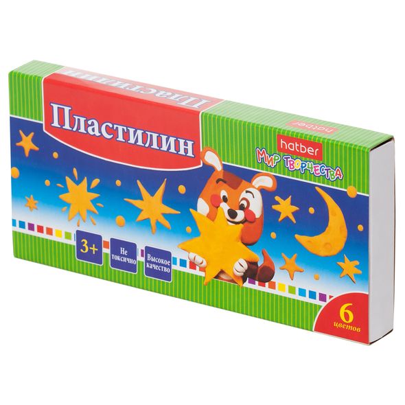 Пластилин 6цв. УШАСТИКИ 120г KPn_06880 1/30