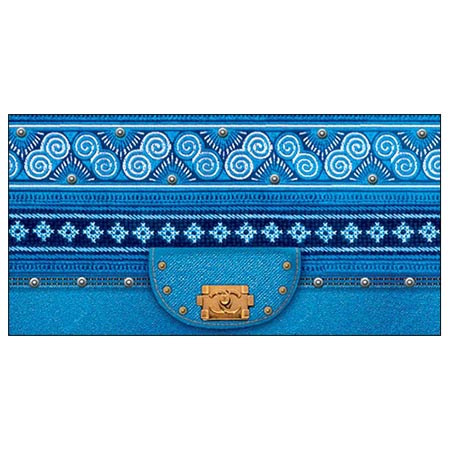 Конверт для денег Без названия, Узор, блестки 2-16-1521А 1/10