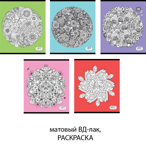 Тетрадь 96л "Творческое настроение" Т965555 1/50