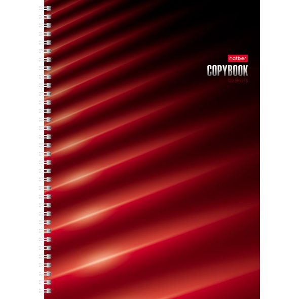 Тетрадь 120л. А4 7БЦ гребень "Red" 120Тт4В1гр_20864 1/4