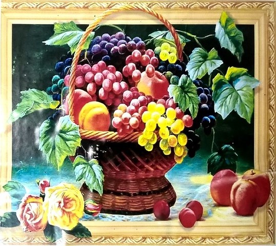 Алмазная мозаика 5D "ДАРЫ ОСЕНИ", 40*50см LT0397