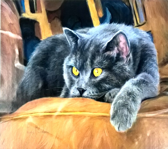 Алмазная мозаика 3D "КОТ", 40*50см GA74408