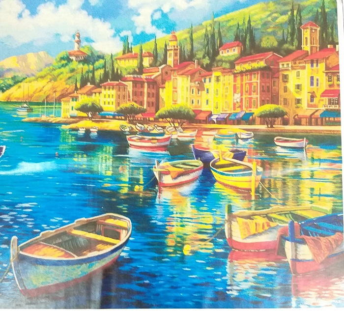 Алмазная мозаика 3D "ВЕНЕЦИЯ ЛОДКИ", 40*50см GA74369