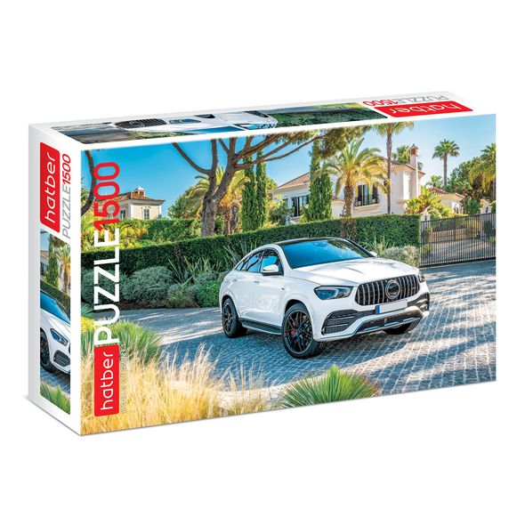 Пазлы 1500эл. А2 -Белый автомобиль- 1500ПЗ2_23499