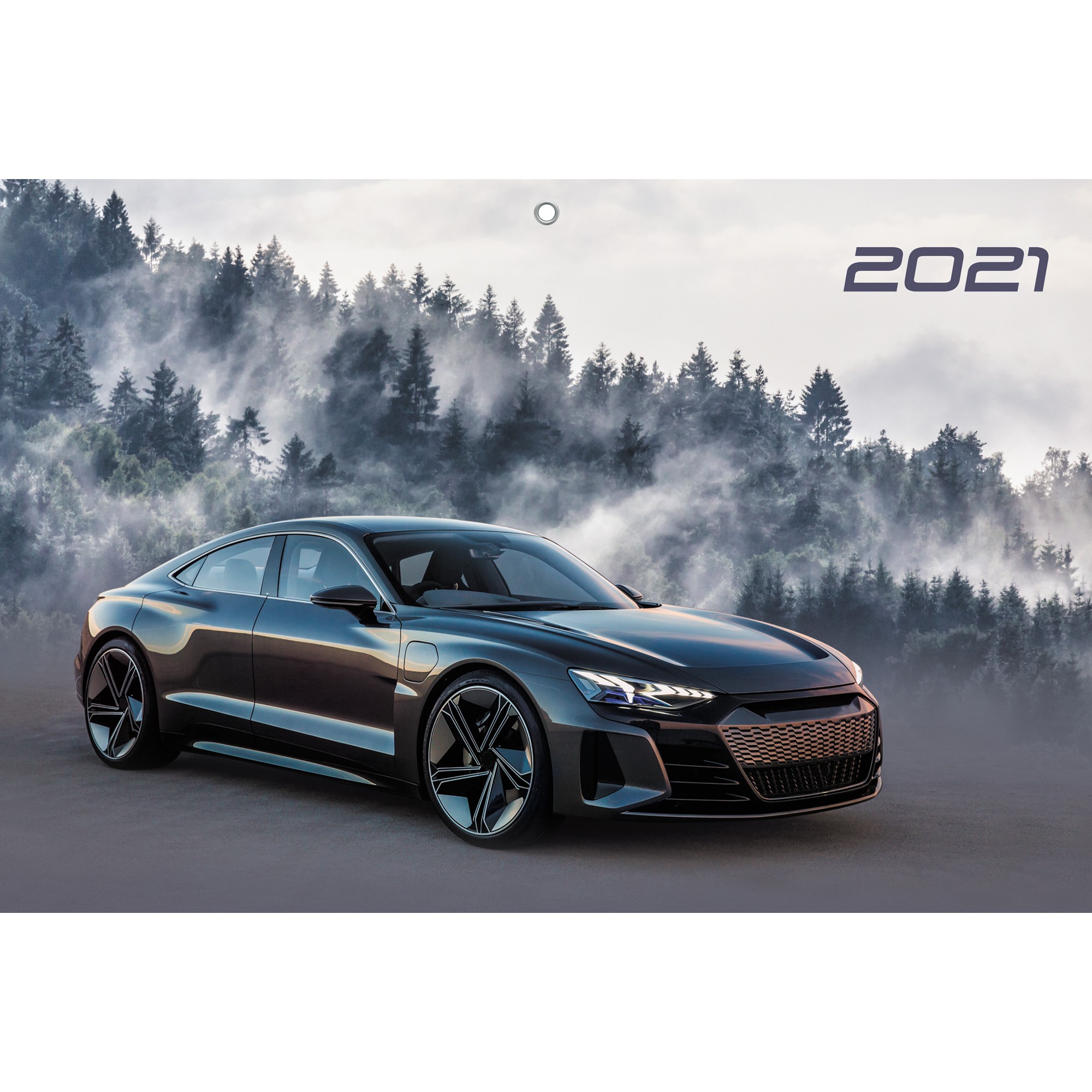 2021г. Календарь кварт. 3-х. бл. "Авто"305*680мм евроспираль ККТ2116