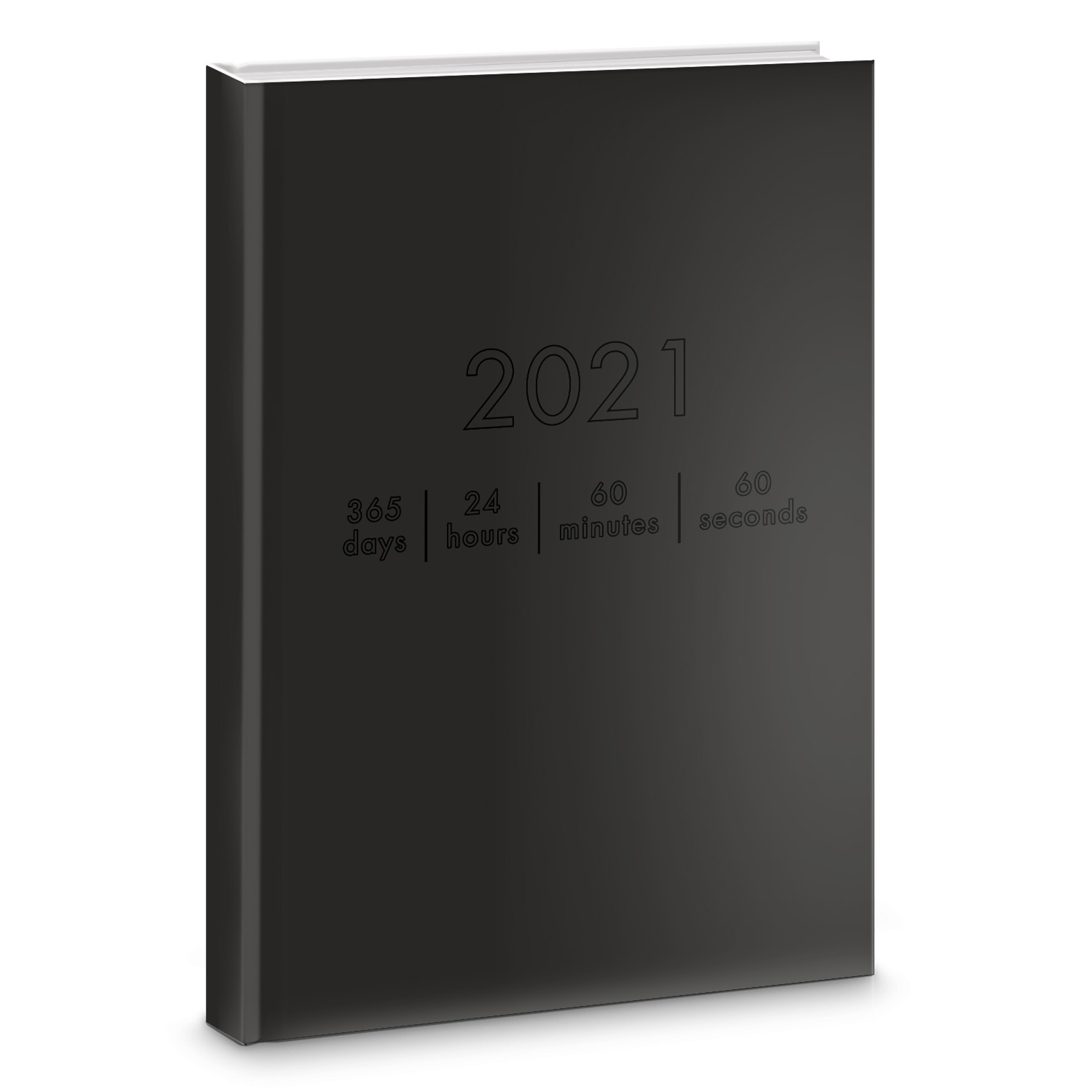 Ежедневник А5 дат.2021г "On-Line. Черный уголь" 7БЦ 176л. ЕЖБ21517608