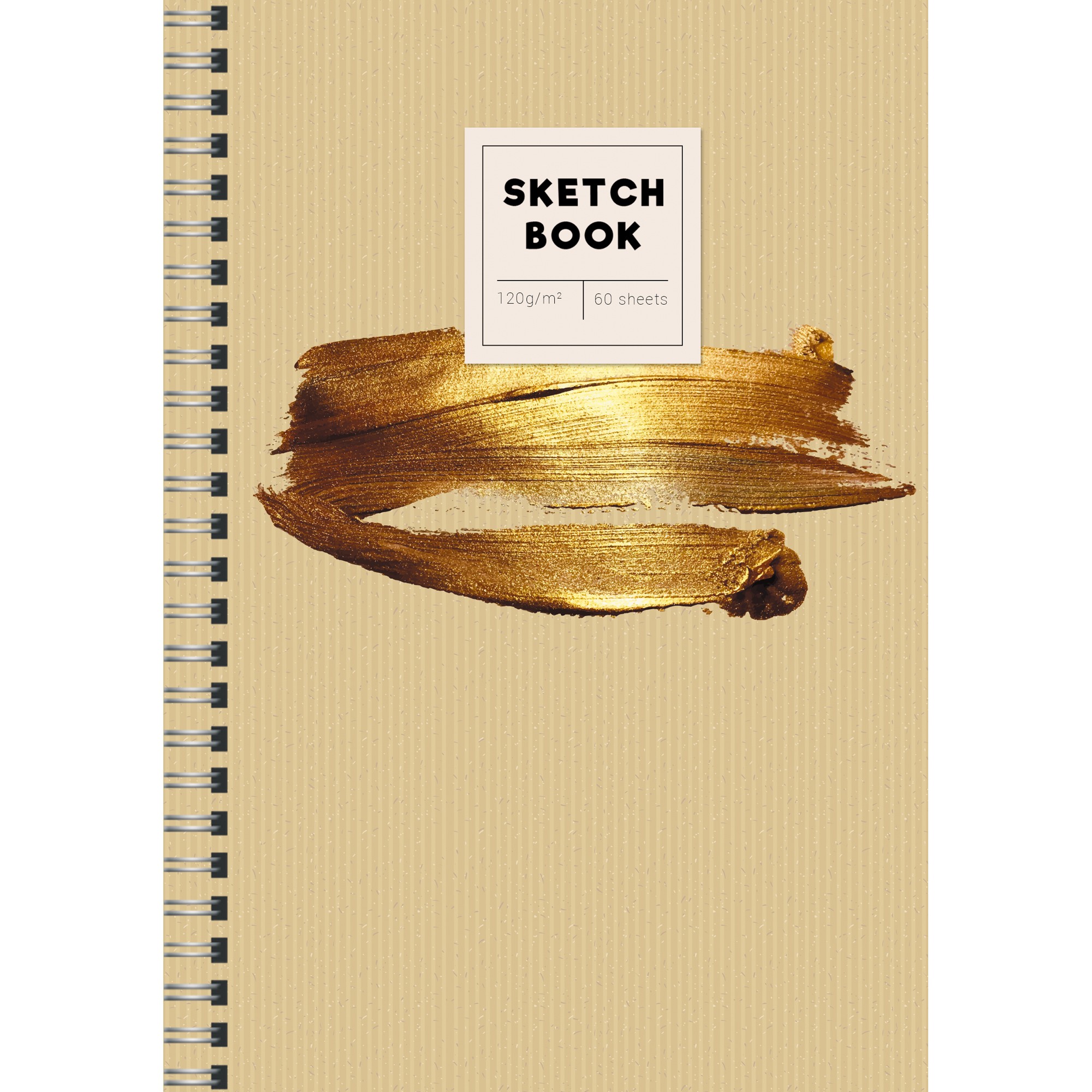 Скетчбук А5 60л, гребень "On and on 7" soft touch ТС5604811