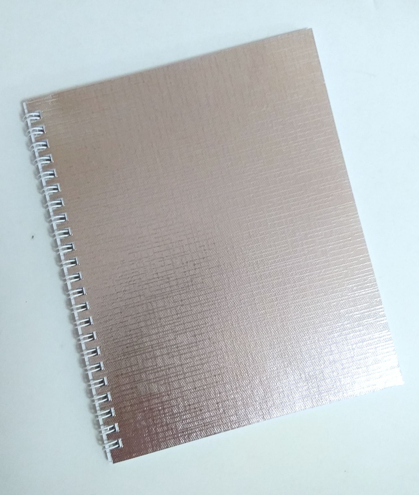 Тетрадь 48л. А5 гребень Бумвинил METALLIC Серебро 48Т5бвВ1гр 1/100