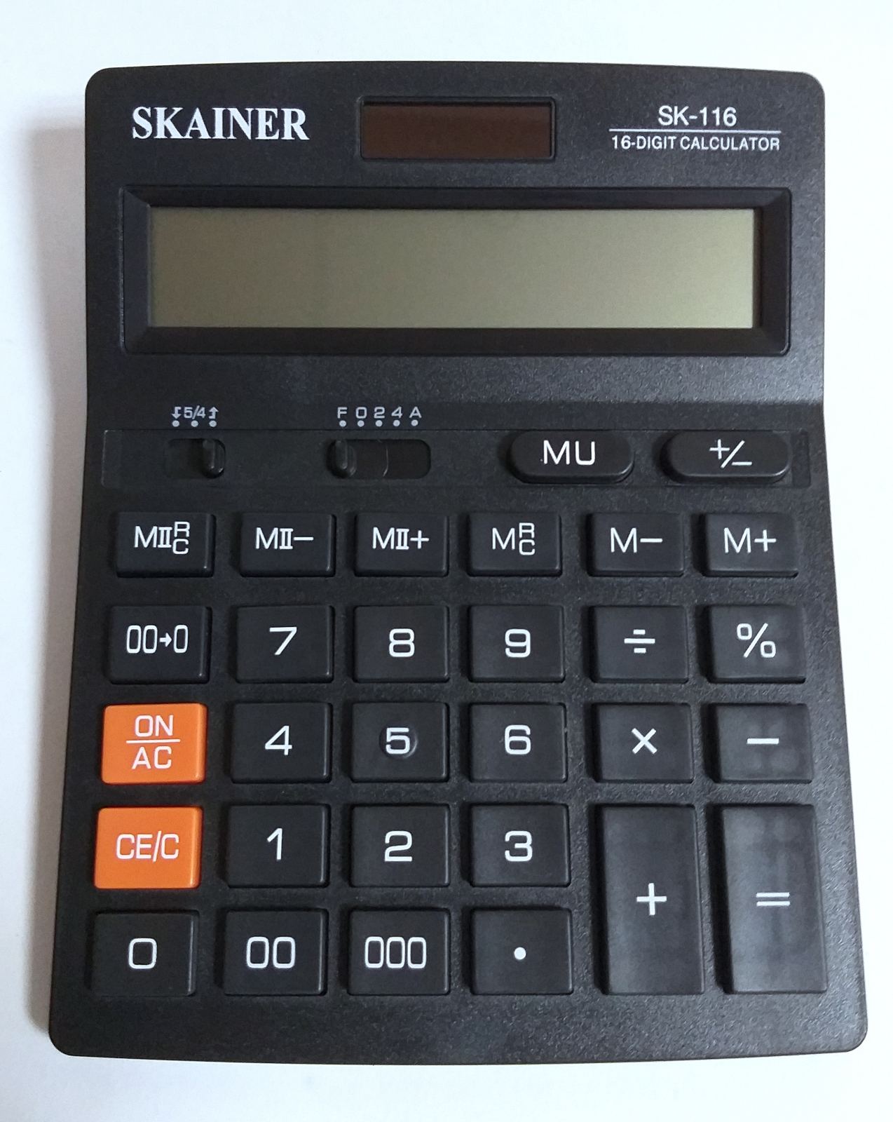 Калькулятор 16 разрядов 140 x 176 x 45 мм SK-116 SKAINER