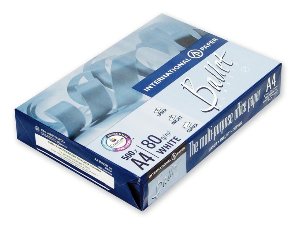 Бумага "BALLET CLASSIC" А4 500л 1/5