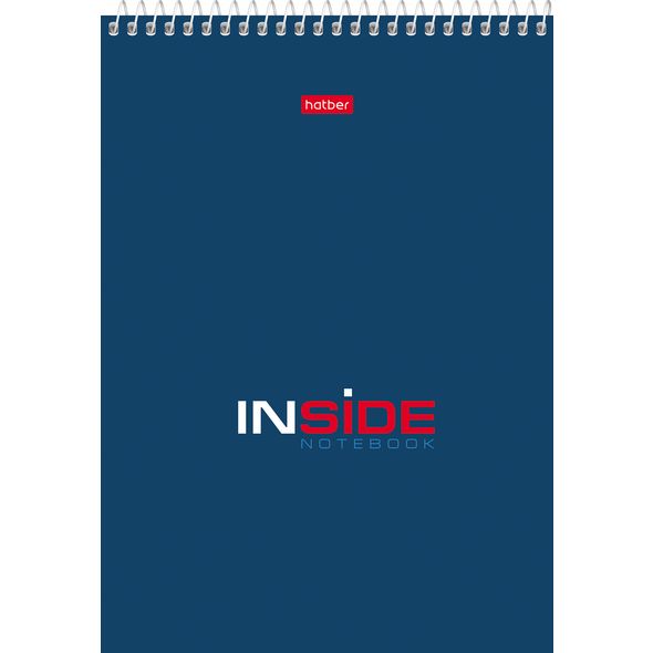 Блокнот А5 80л гребень "INSIDE" клетка 80Б5В1гр