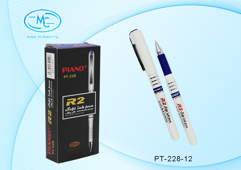 Ручка масляная "Piano R2" PT-228 1/12