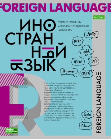 Тетрадь предметная 48л ИНОСТРАННЫЙ ЯЗЫК -О предмете- 48Т5тCd1_24407