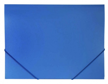 Папка на резинках, А4, синяя Пк4р_00109  