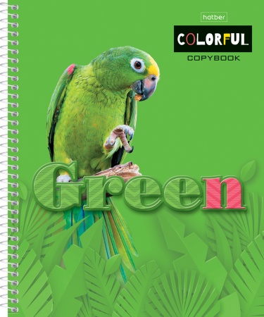Тетрадь 48л. А5 спираль "GREEN" клетка 48Т5C1сп 1/100