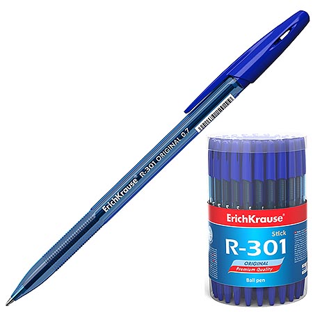 Ручка шариковая R-301 Original Stick синяя 0,7мм  EK46772     1/60