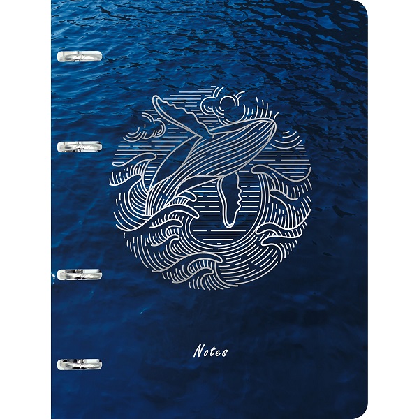 Тетрадь с кольц.мех 100л. "Sea" ПБФ1004969