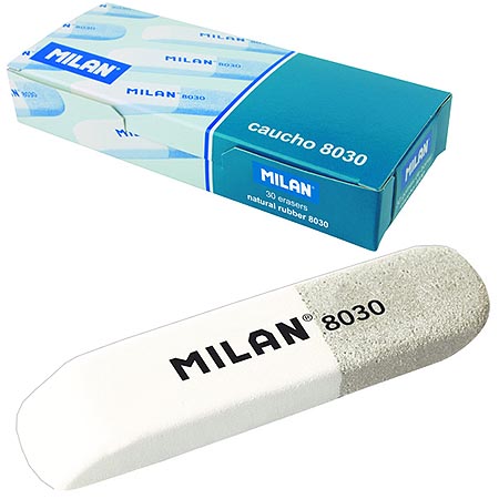 Ластик Milan каучуковый, для стирания чернил и графита арт.8030 1/30
