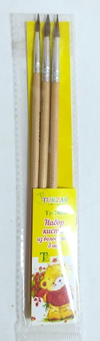 Набор кистей пони, 3шт., № 2, 4, 4 TZ 7680 1/1
