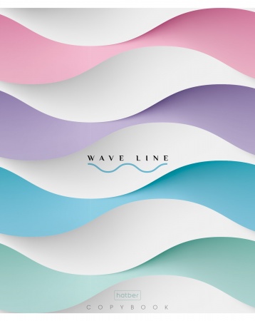 Тетрадь 96л. "WAVE LINE" А5 ассорти 96Т5В1 1/60
