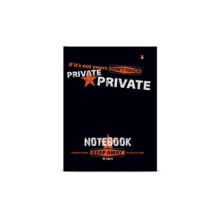 Бизнес-блокнот А6 80л 7БЦ "KEEP AWAY.PRIVATE" 3-80-005/25 1/24