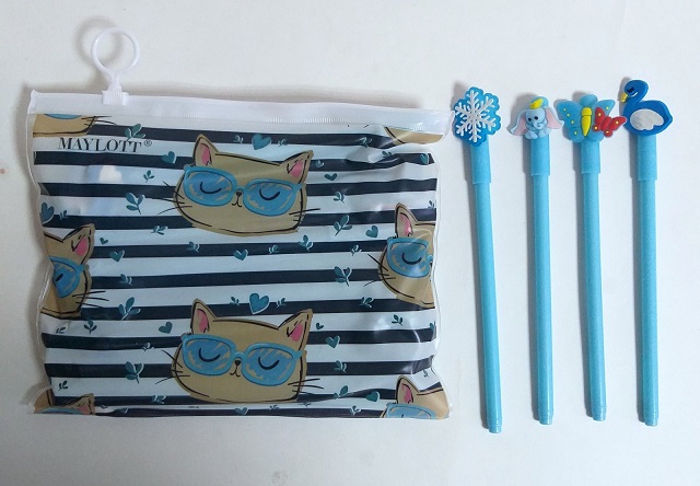 Ручка шар. CUTE CAT blue СИНЯЯ 0,7мм арт.10350 1/20