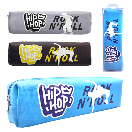 Пенал-тубус "Hip-hop & Rock n'Roll" 200*50*40мм цв. асс. К-08244
