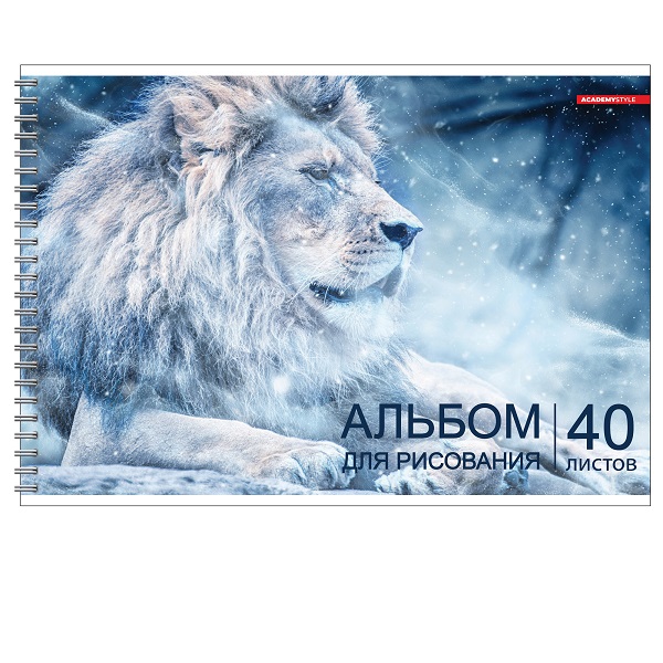 Альбом 40л. гребень "Белый лев" 11769 1/14/28