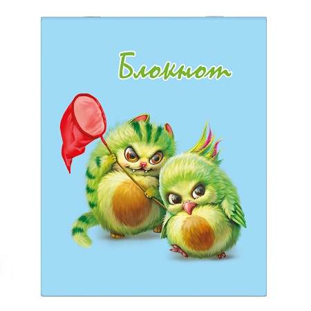 Блокнот А7 32л ХУЛИГАНЫ скоба 58066