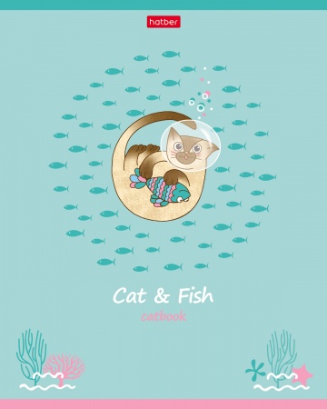 Тетрадь 48 л. линия "Catbook" 48Т5тВ2 1/10/100
