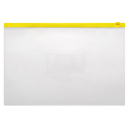 Папка на молнии А4 Zip Folder желт.молния КР-000268 1/12