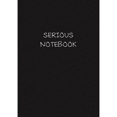 Книга для записей А5 "Serious book" клетка лайт ЕТИ580466