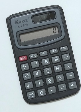 Калькулятор 8 разрядный 10*6см блистер уп,арт.KC-888