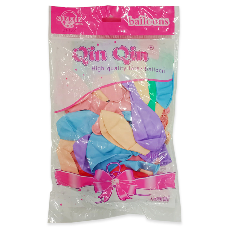 Шар 12 "QIN QIN" пастель асс. 102630 1/50